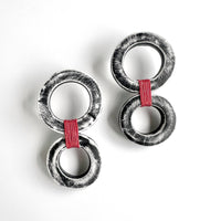 Twin Circle Earrings