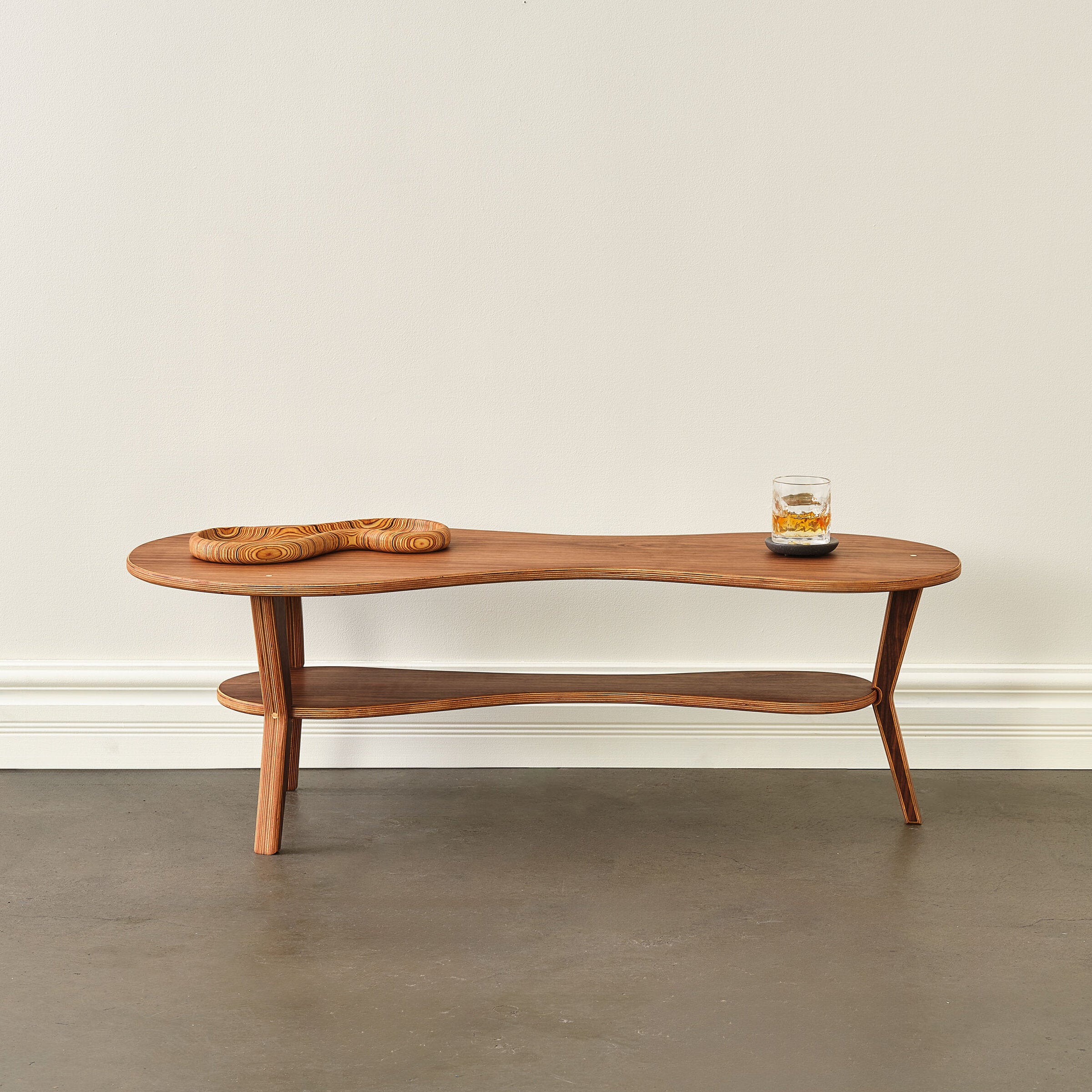 Mid-Century Modern Organic Cocktail Table
