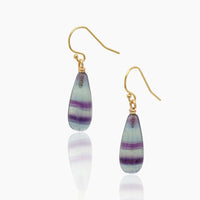 Fluorite Drop Earrings XIII