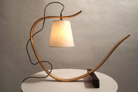 Bent Table Lamp in Ash