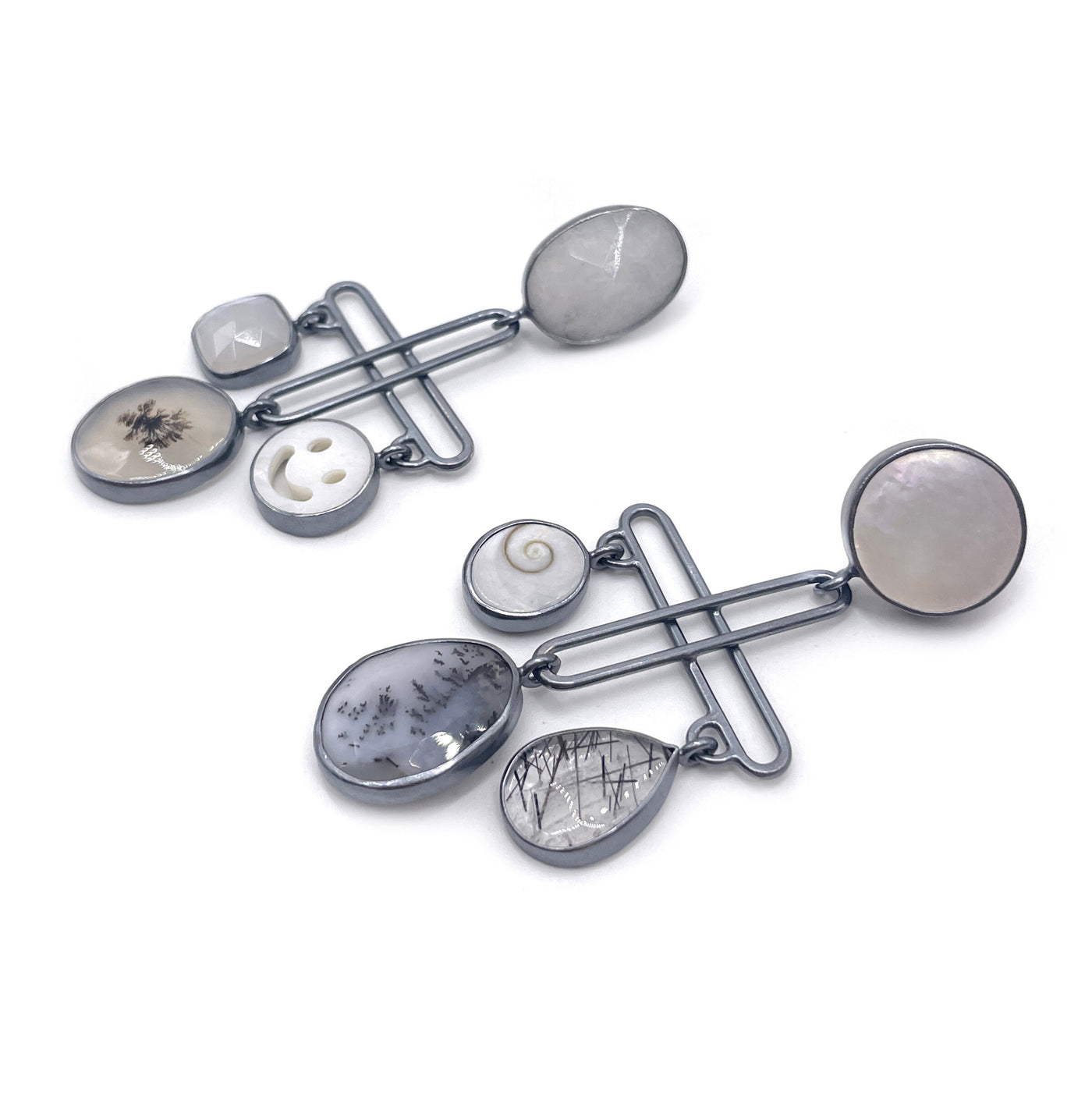 Pearl Mix Plus Drop Earrings