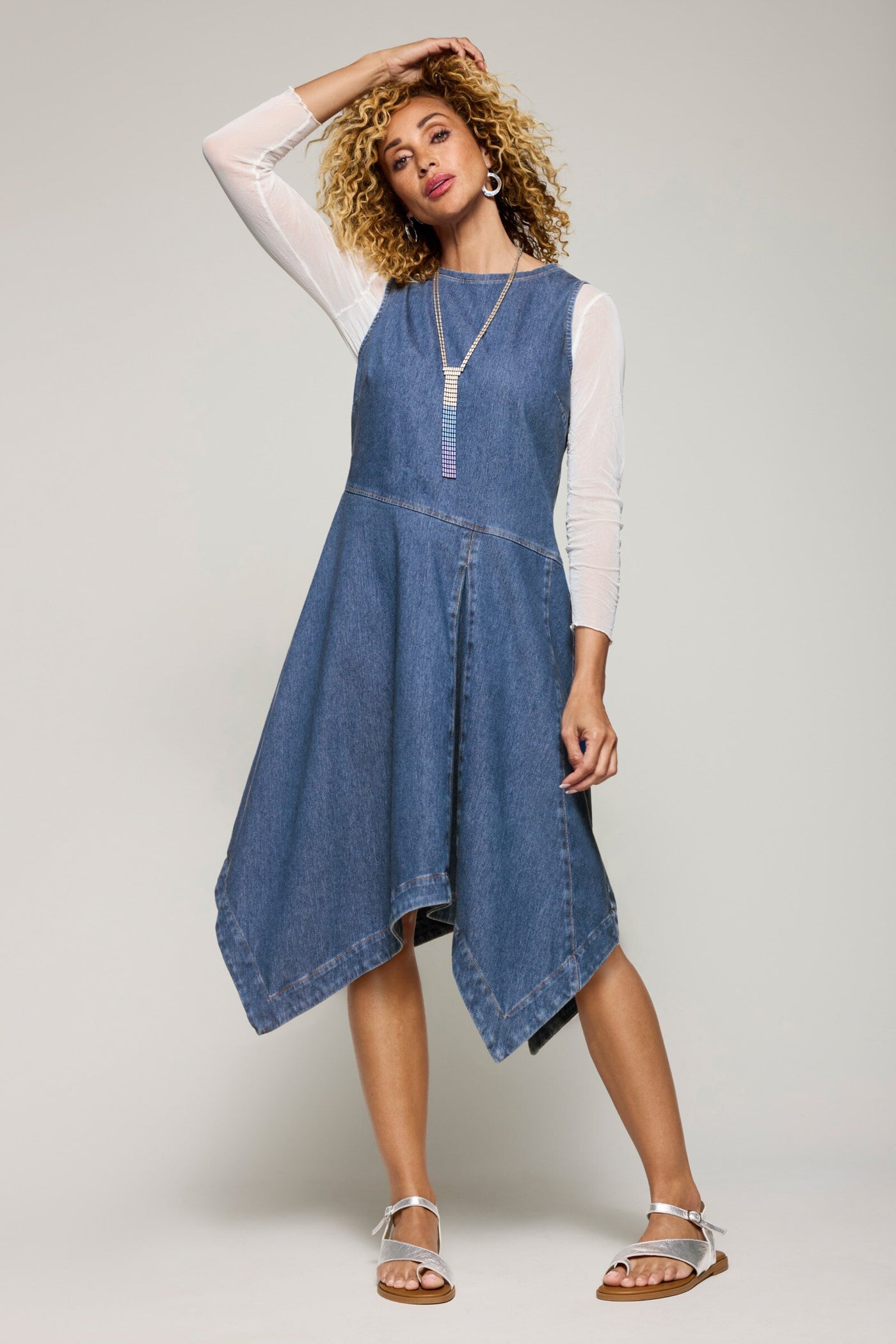 Dream Knit Denim Dress Artful Home Dream Knit Denim Dress Artful Home