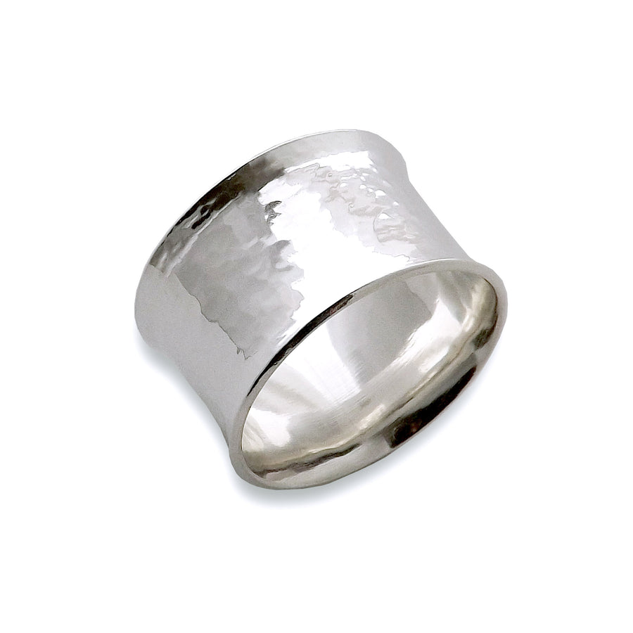 Concave Silver Ring