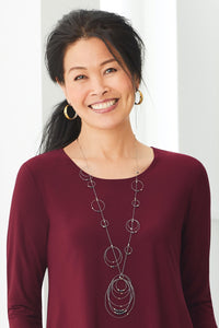 shown with the Keum-bo Hoops by Shauna Burke