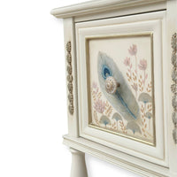 Peacock Garden Ivory Console