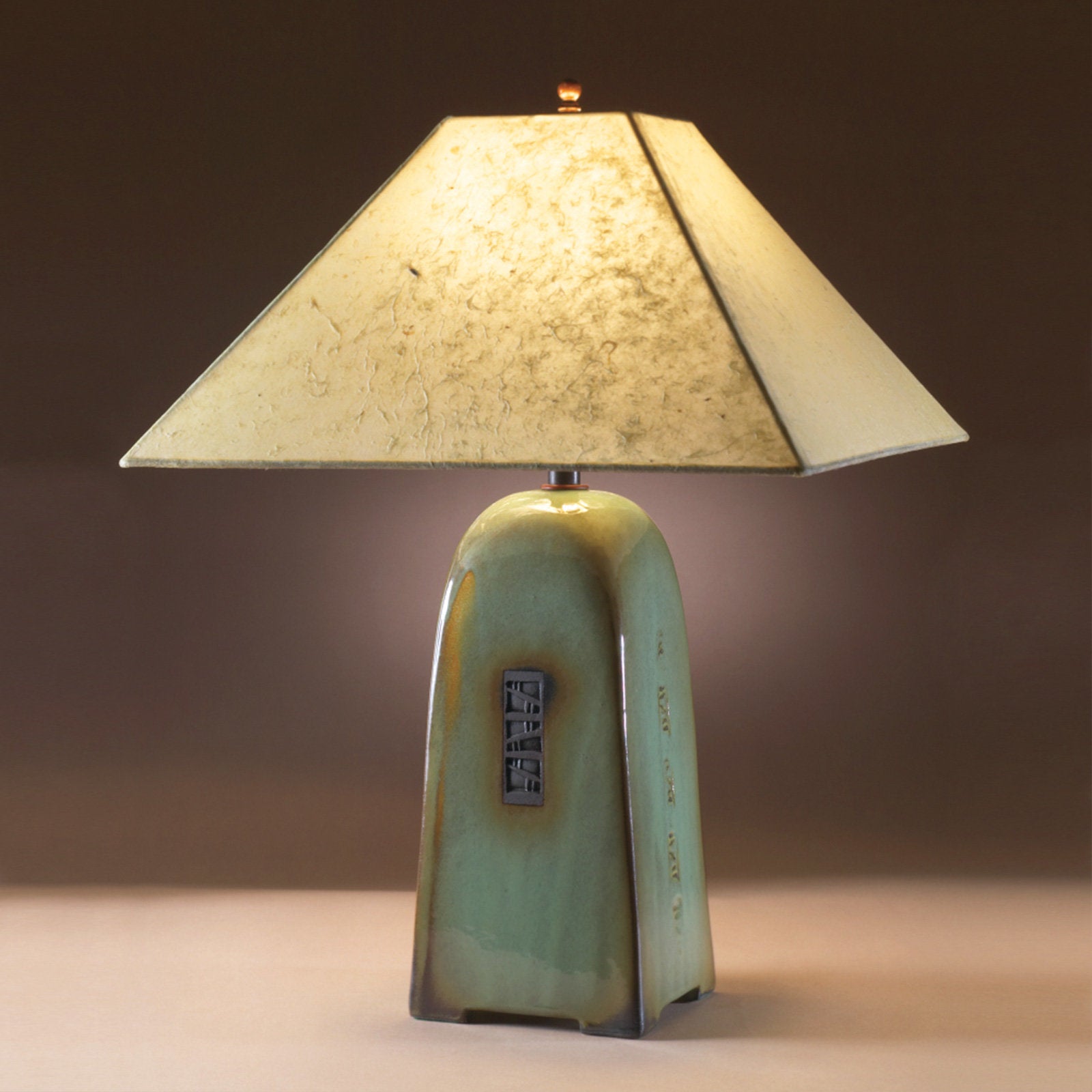  22 inch Lamp with Natural Lokta Shade