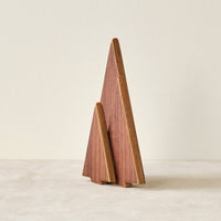 Wood Tree Trio Sculpture