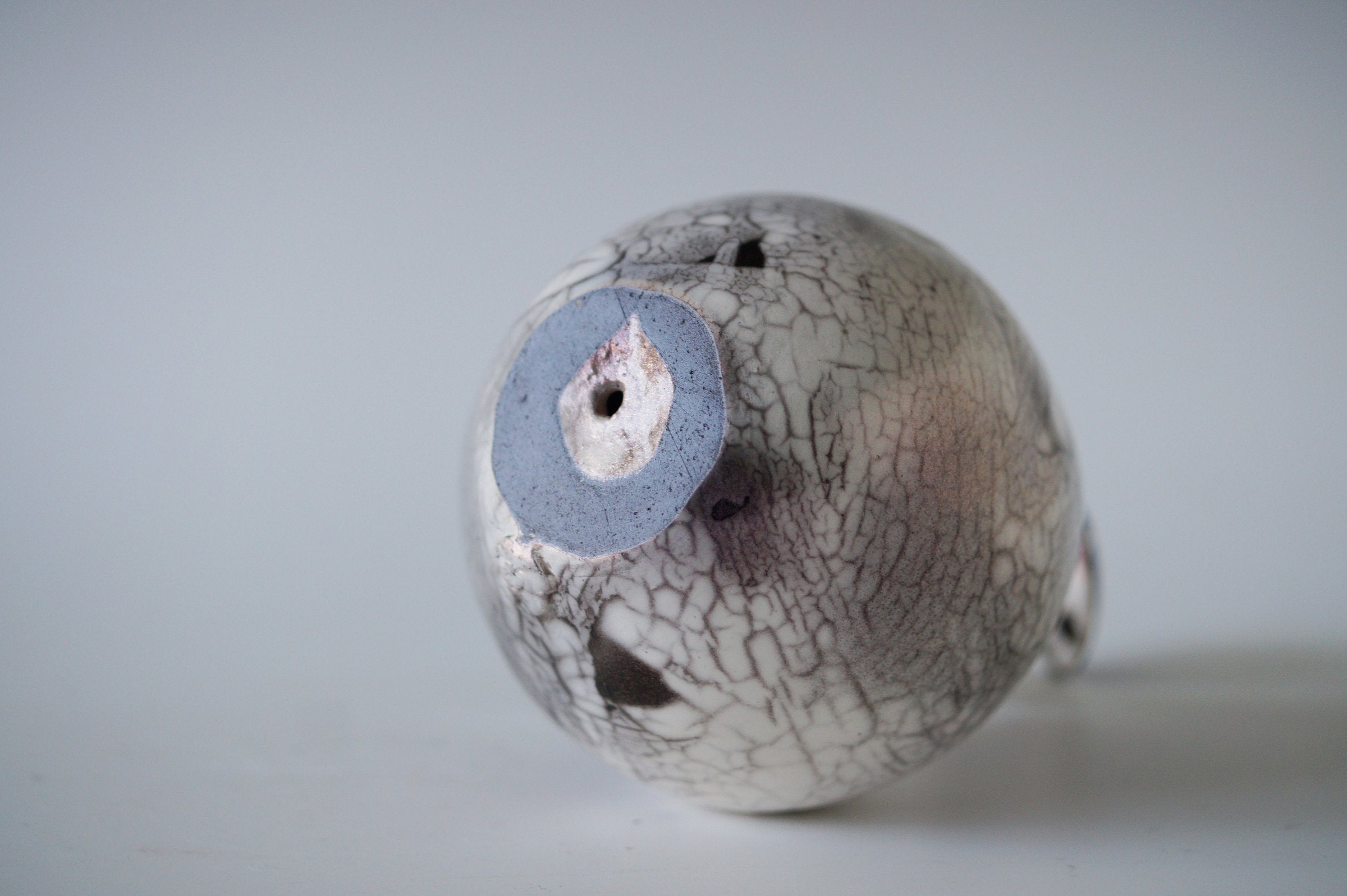 Ceramic Raku Vessel, Naked Raku Firing 10