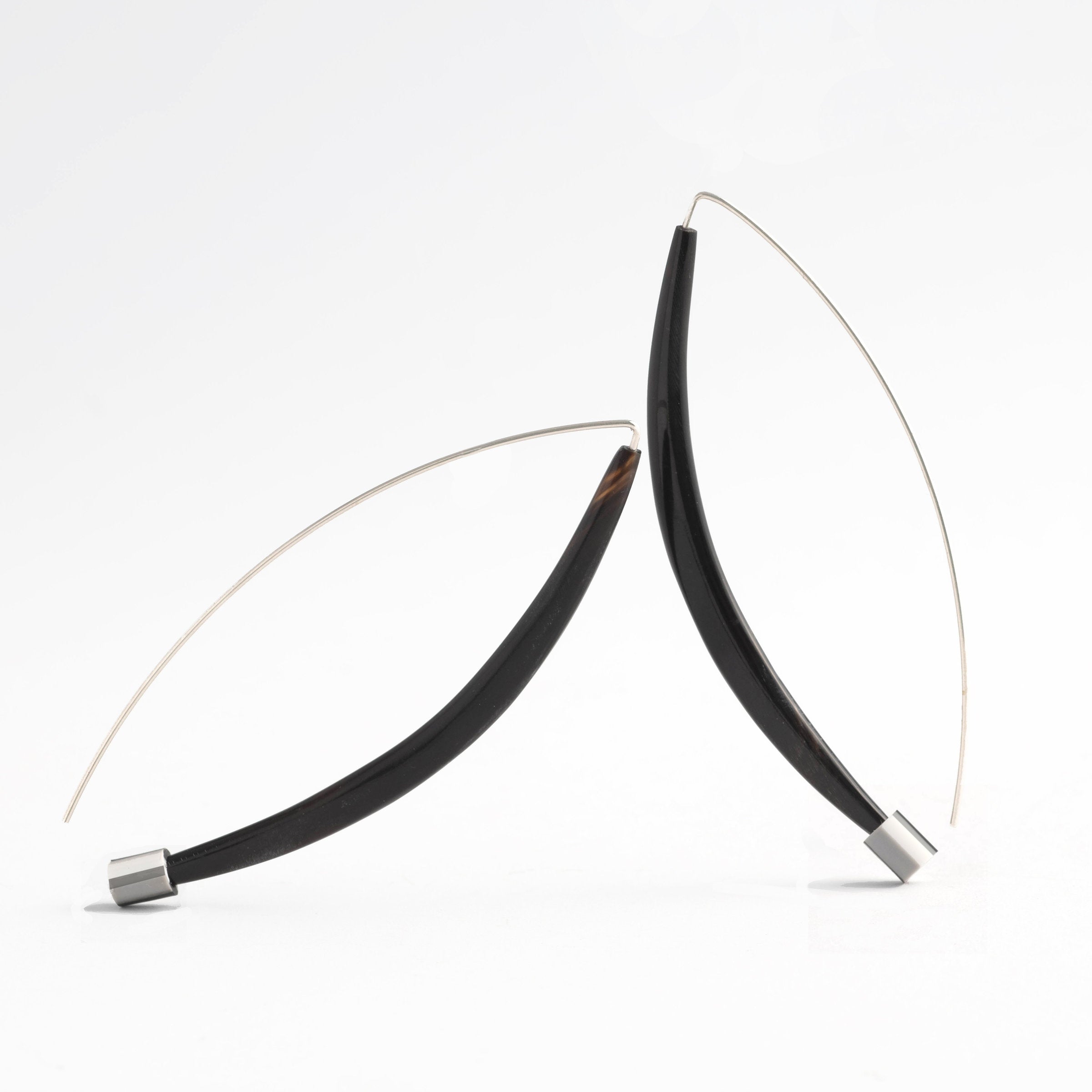 Curved Horn Earrings