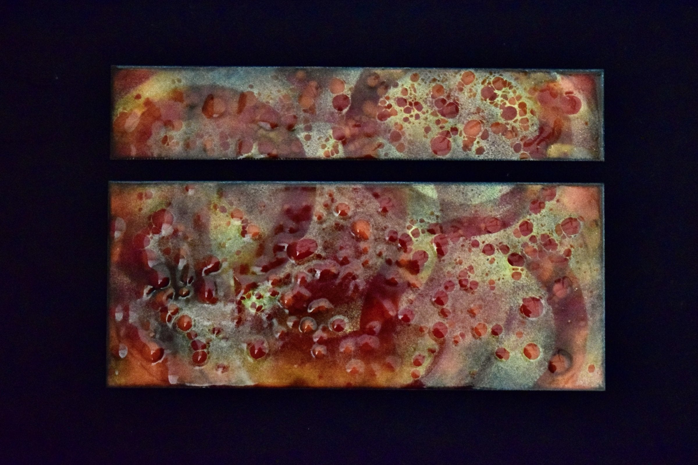 Orange and Red Confetti Duet