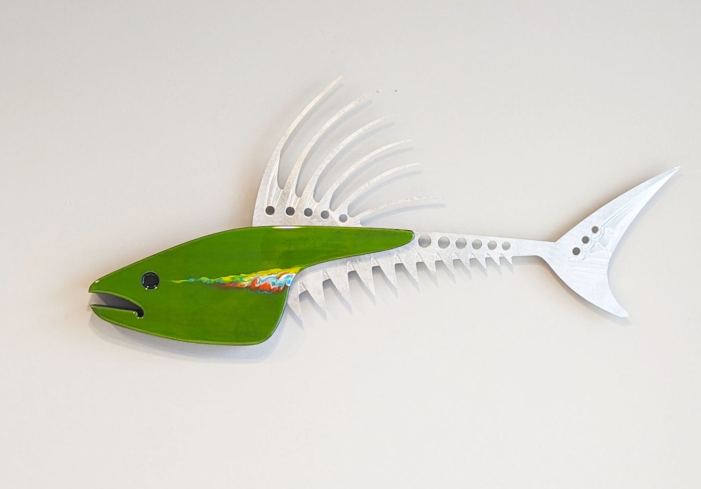 Roosterfish Tropical Green with Wave Flash