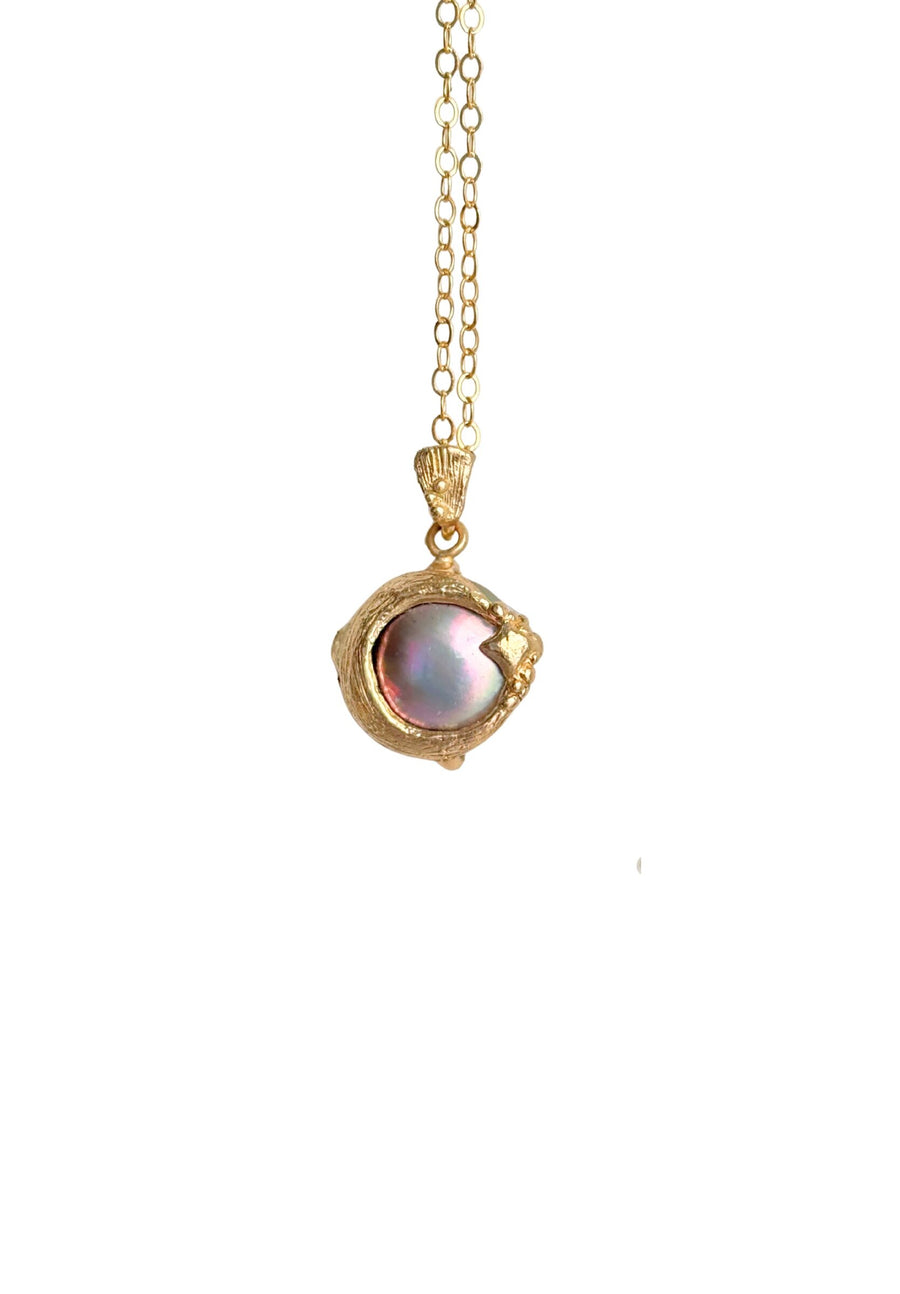 Moon's Daughter Pearl Pendant