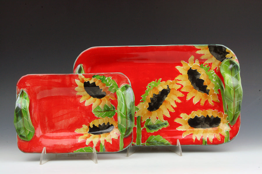 Sunflower Platters