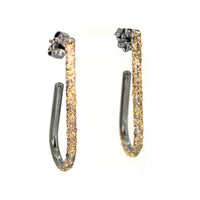 Gold Dust U-Hoop Earrings