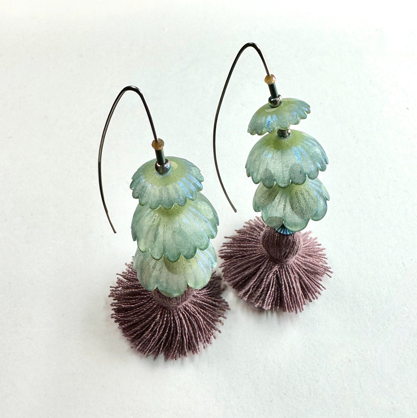 Tasseled Jellyfish Drop Earrings