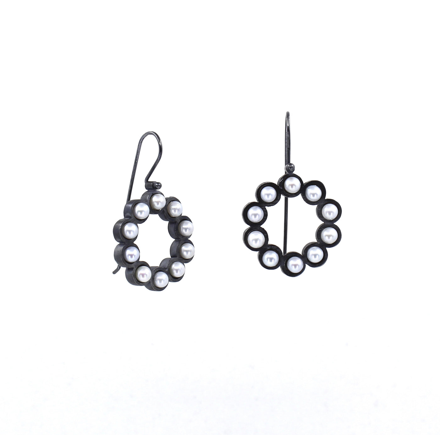 Multi Round Pearl Earrings