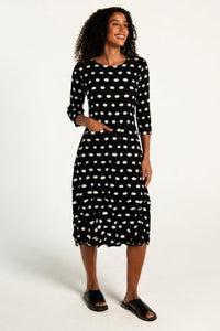 3/4 Sleeve Smash Pocket Dress