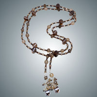 Topaz, Pearl & Sterling Silver Lariat