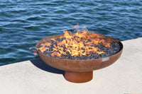 Classical Ellipse Sculptural Fire Pit