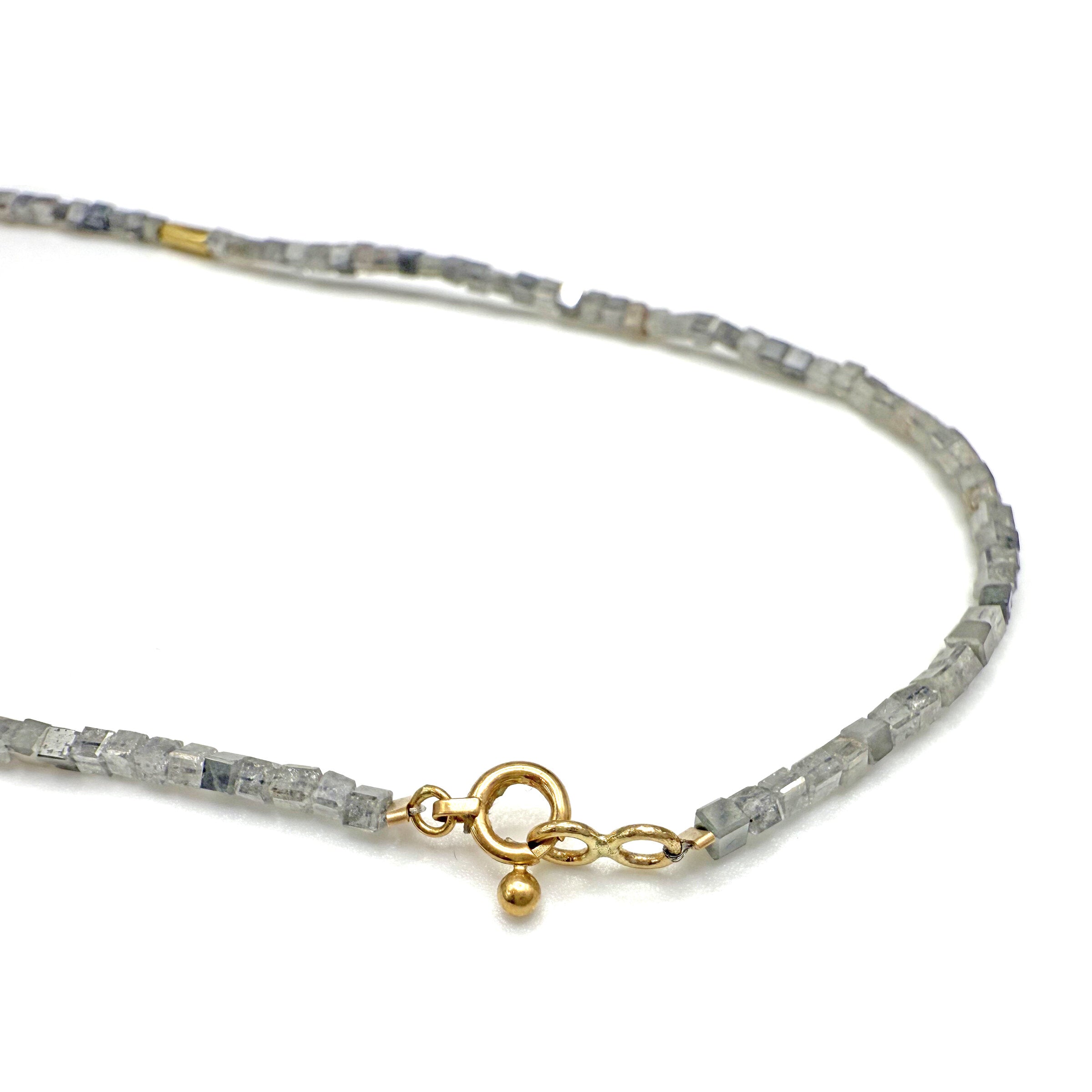 Diamond Cube Necklace