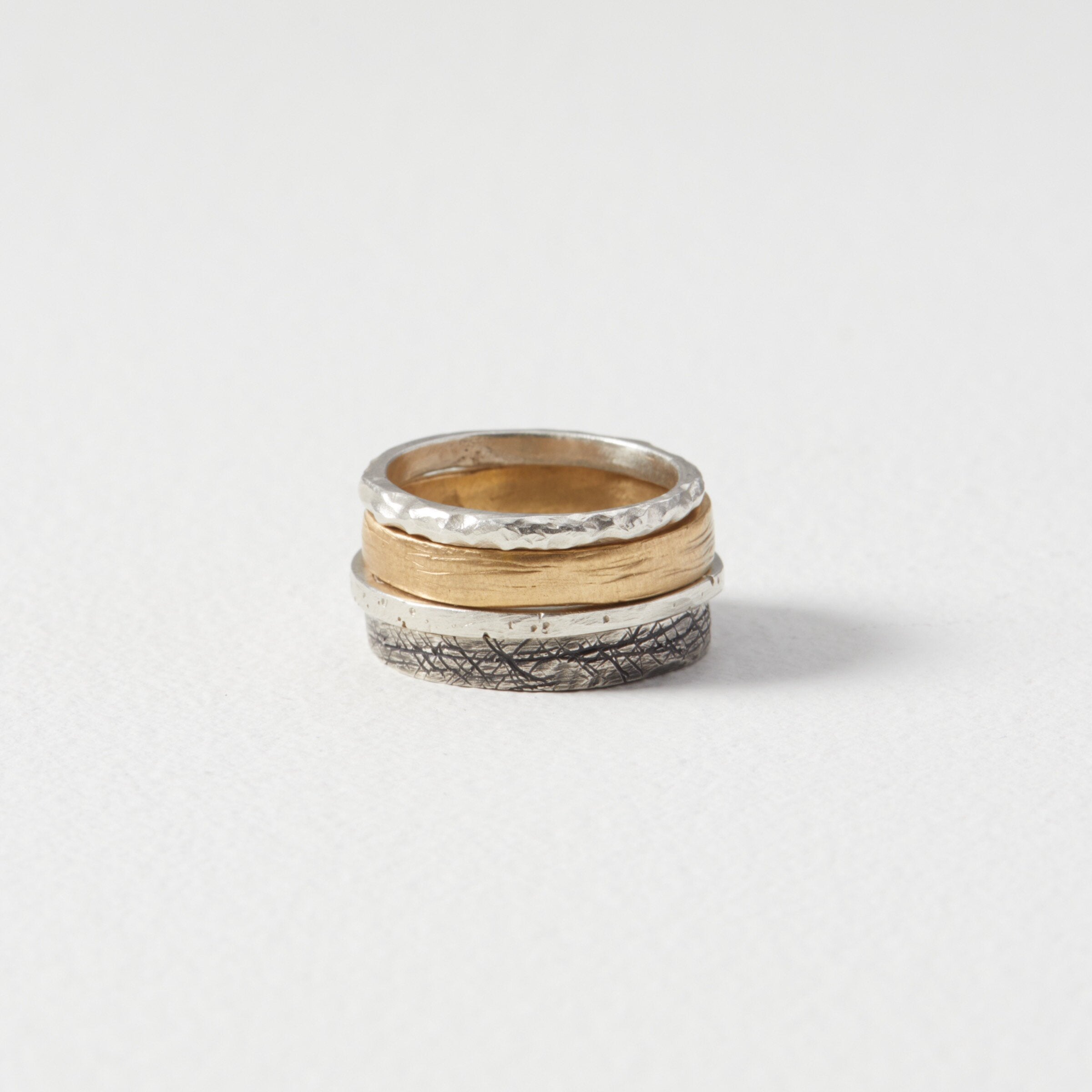 Four Elements Stacking Ring Set