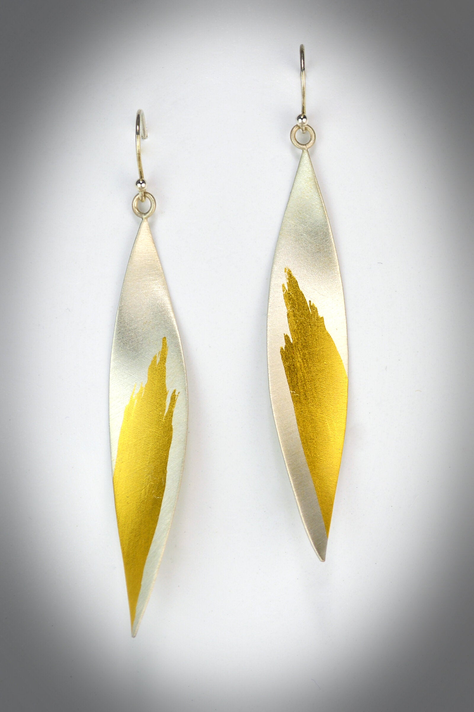 Golden Feather Earrings