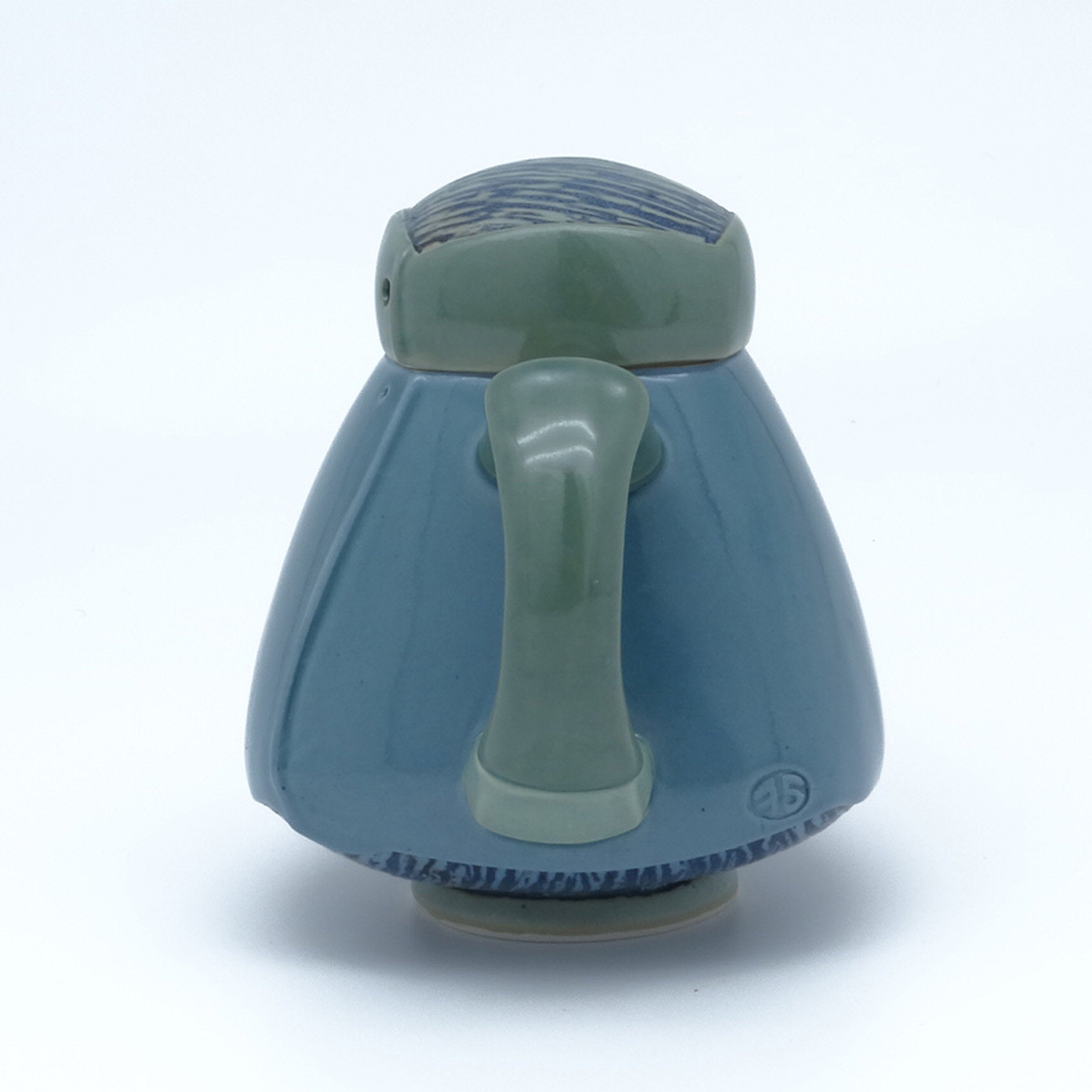 Blue Squarish Teapot