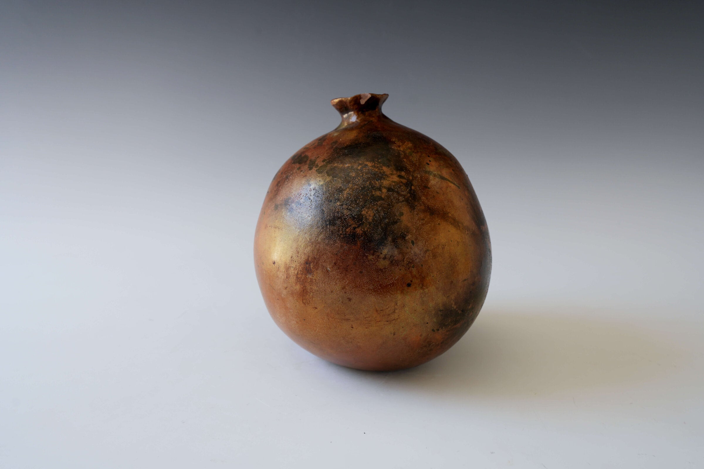 Inferno Moon Porcelain Vessel