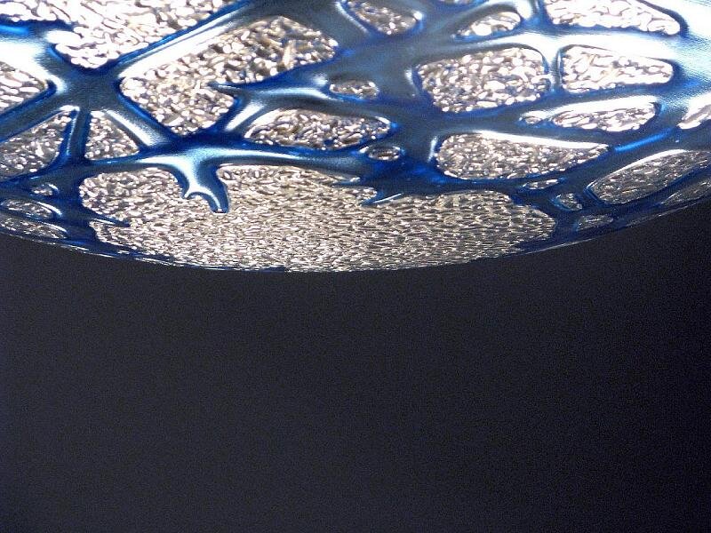 Azure Bramble Bowl Pendant