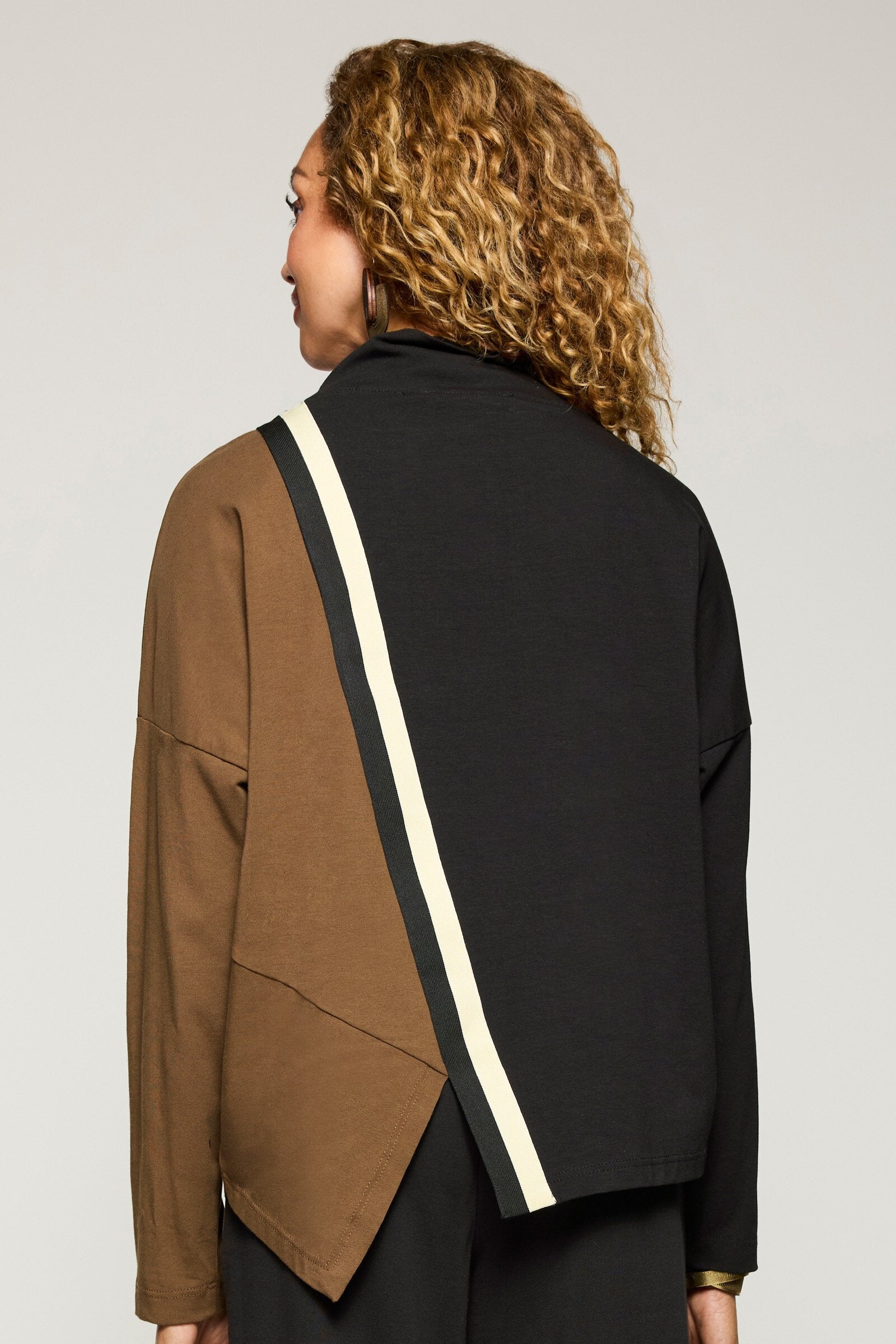 Color Block Racing Top