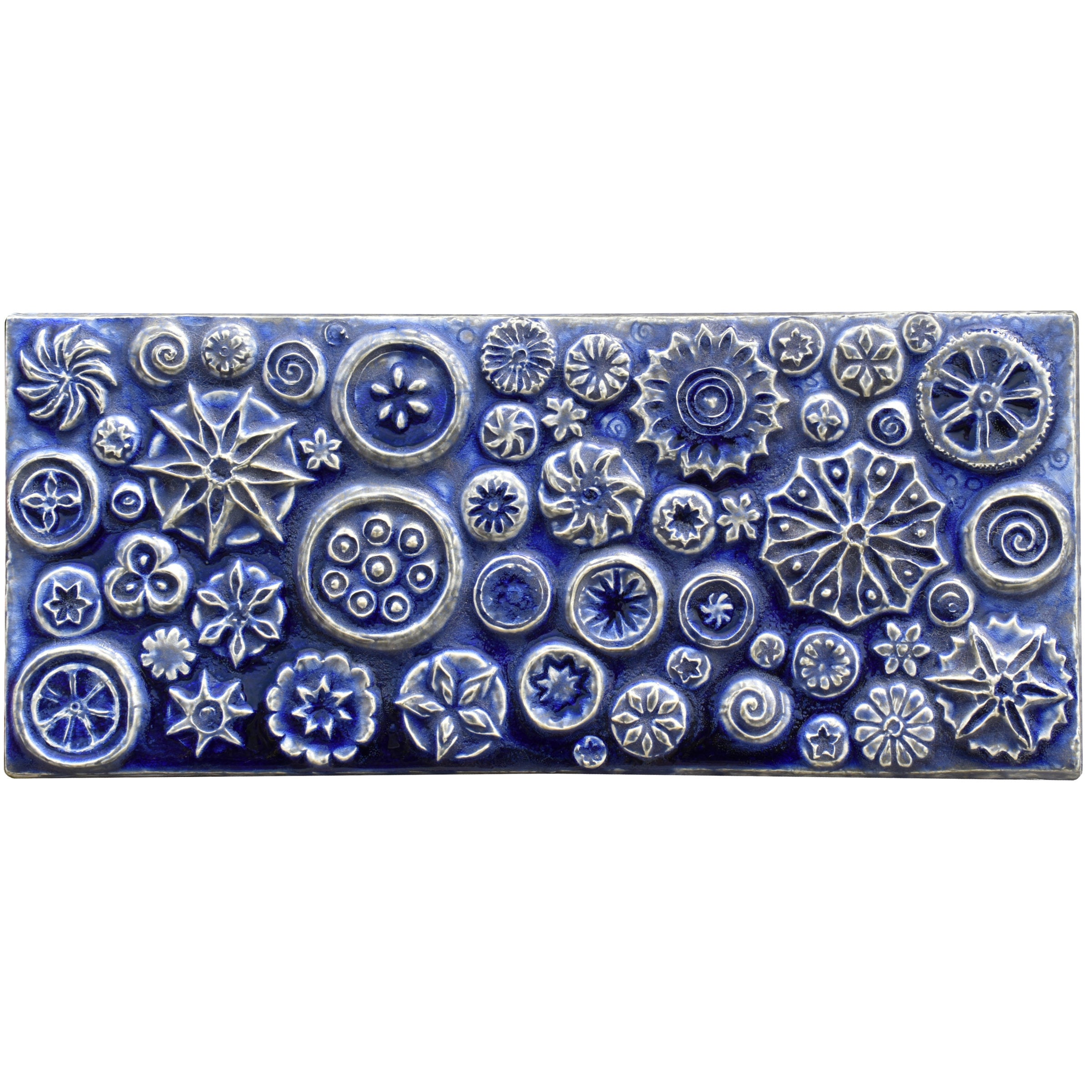 Mosaic of Circles Tile in Night Sky