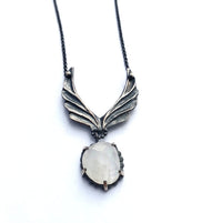 Sterling Silver Hope Wing Necklace