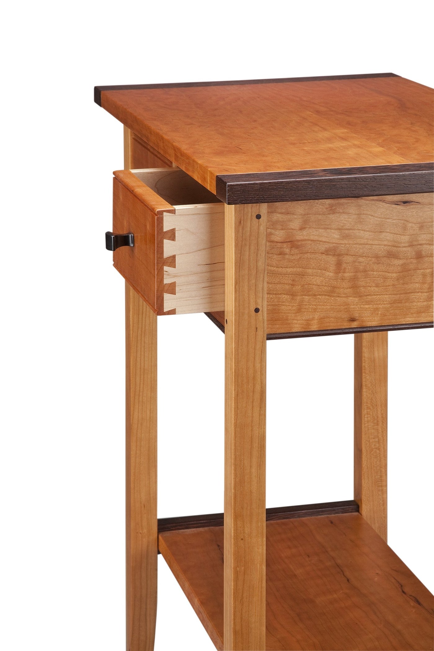 Cherry Two-Drawer Hall Table
