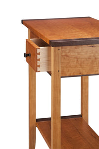 Cherry Two-Drawer Hall Table