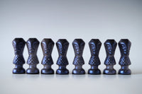 Handmade Raku Chess Set IV