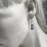 Fluorite Drop Earrings XII