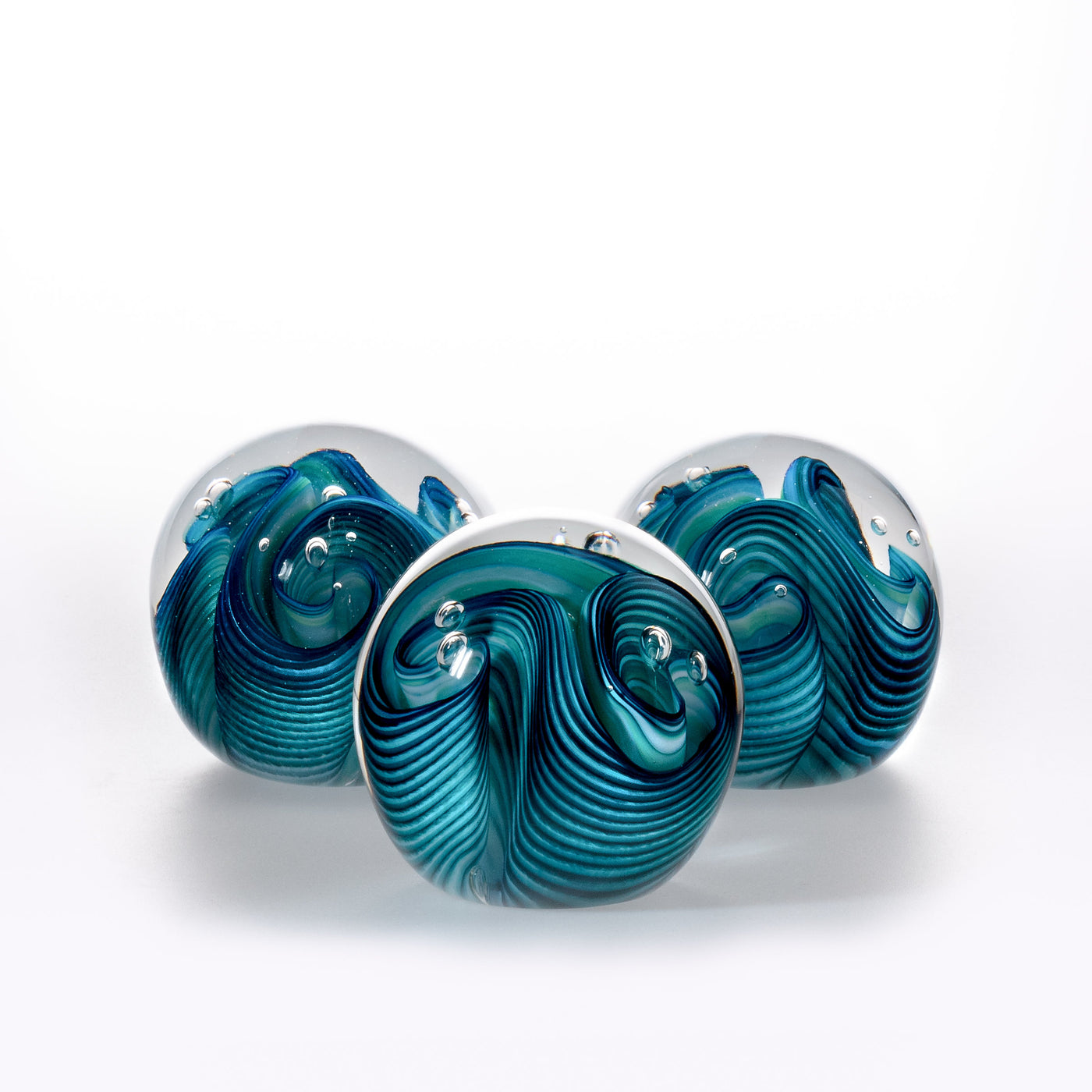 Aqua Three Twist Flower