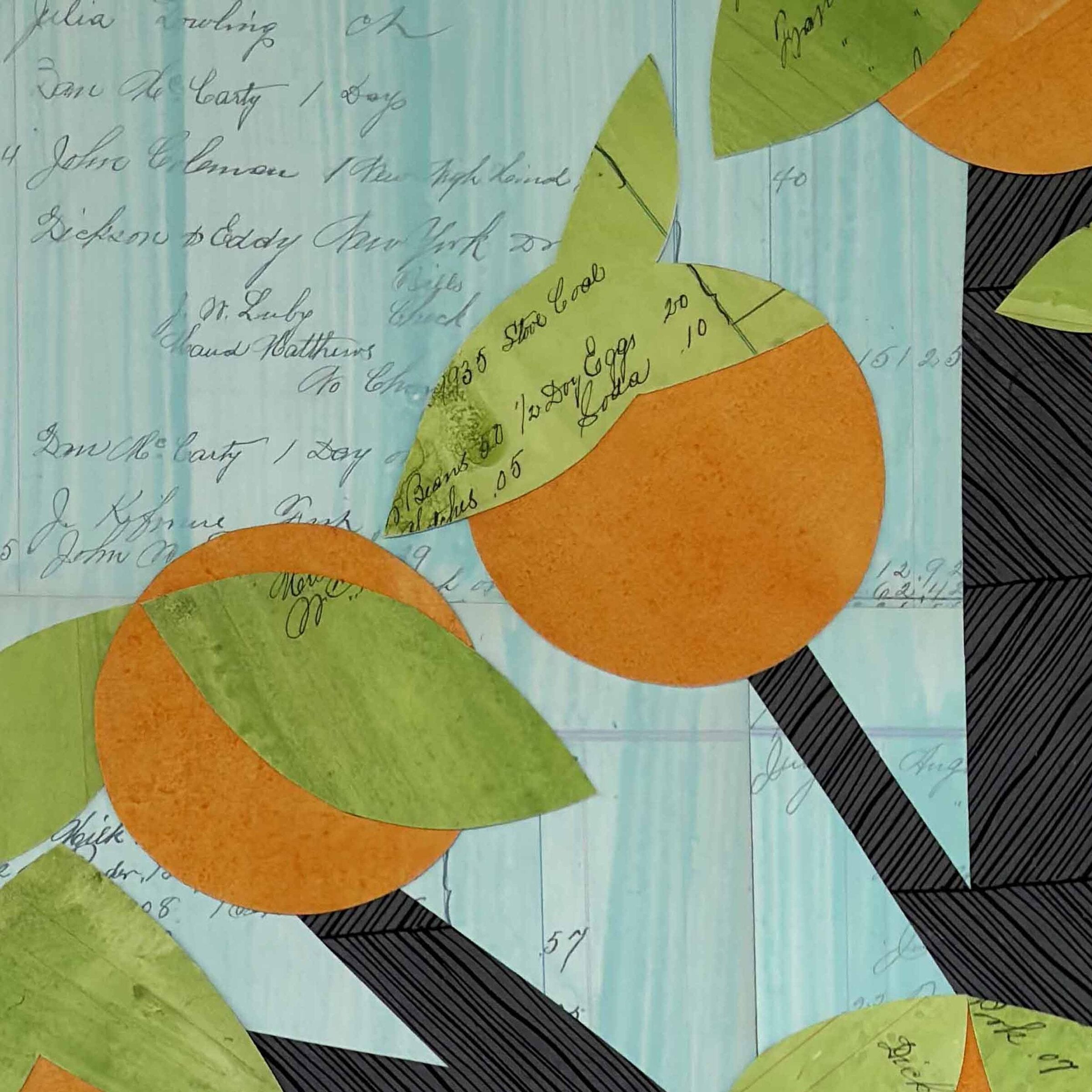 Orange Tree Diptych No. 1