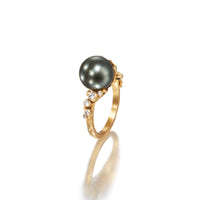 Black Tahitian Pearl Ring