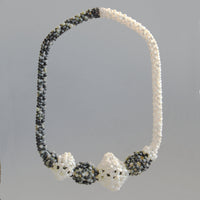 Black & White Bead Chain Necklace