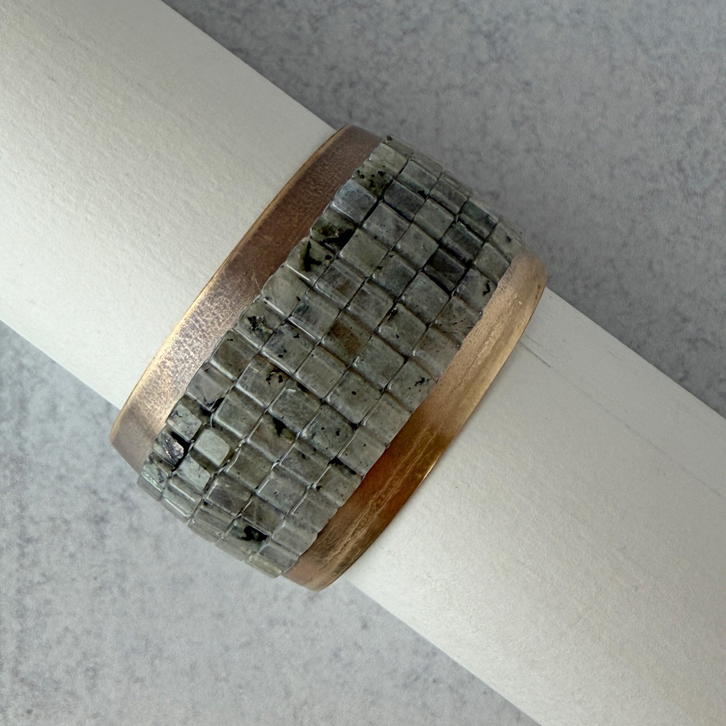 Labradorite Mosaic Cuff