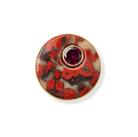 Poppy Jasper & Garnet Ring