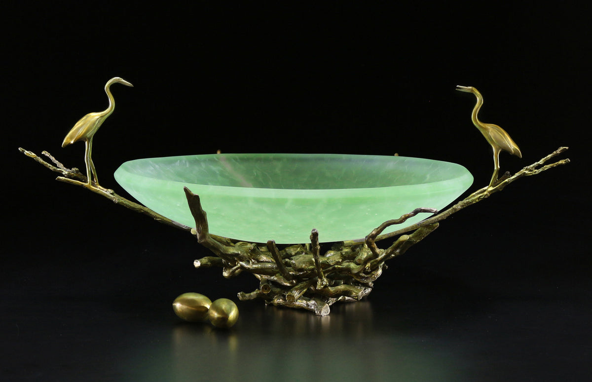Green Sandhill Nest Bowl