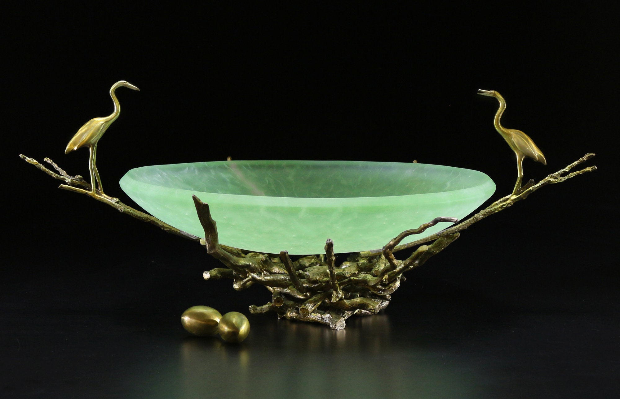 Green Sandhill Nest Bowl