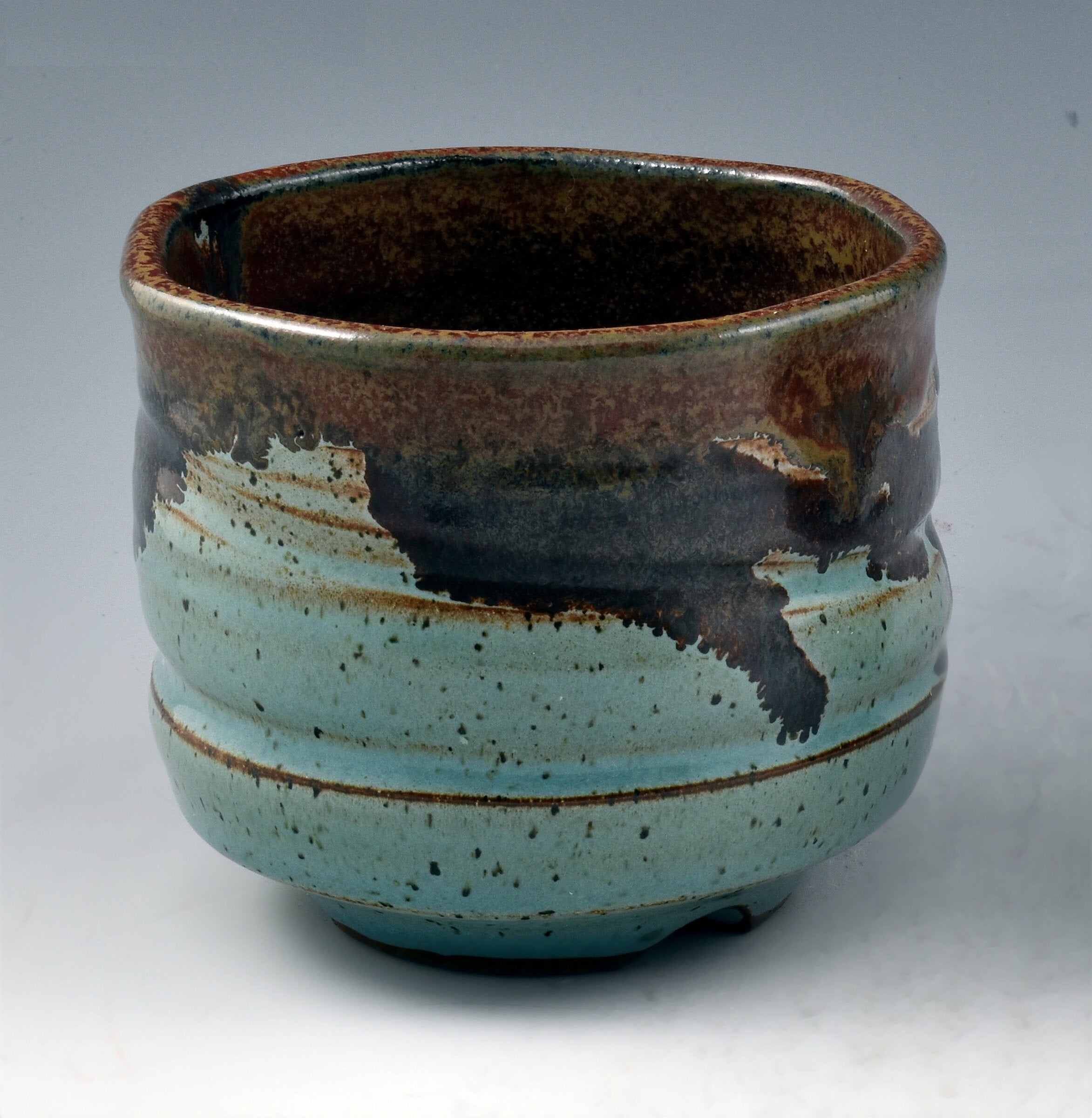 Celadon and Brown Stoneware Cup II