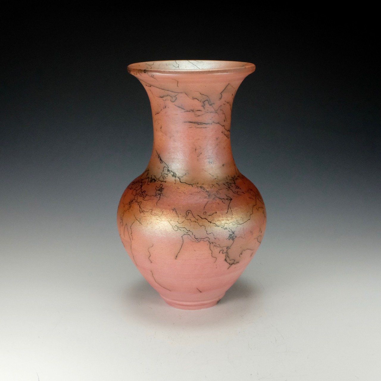 Horsehair Raku Vessel 9