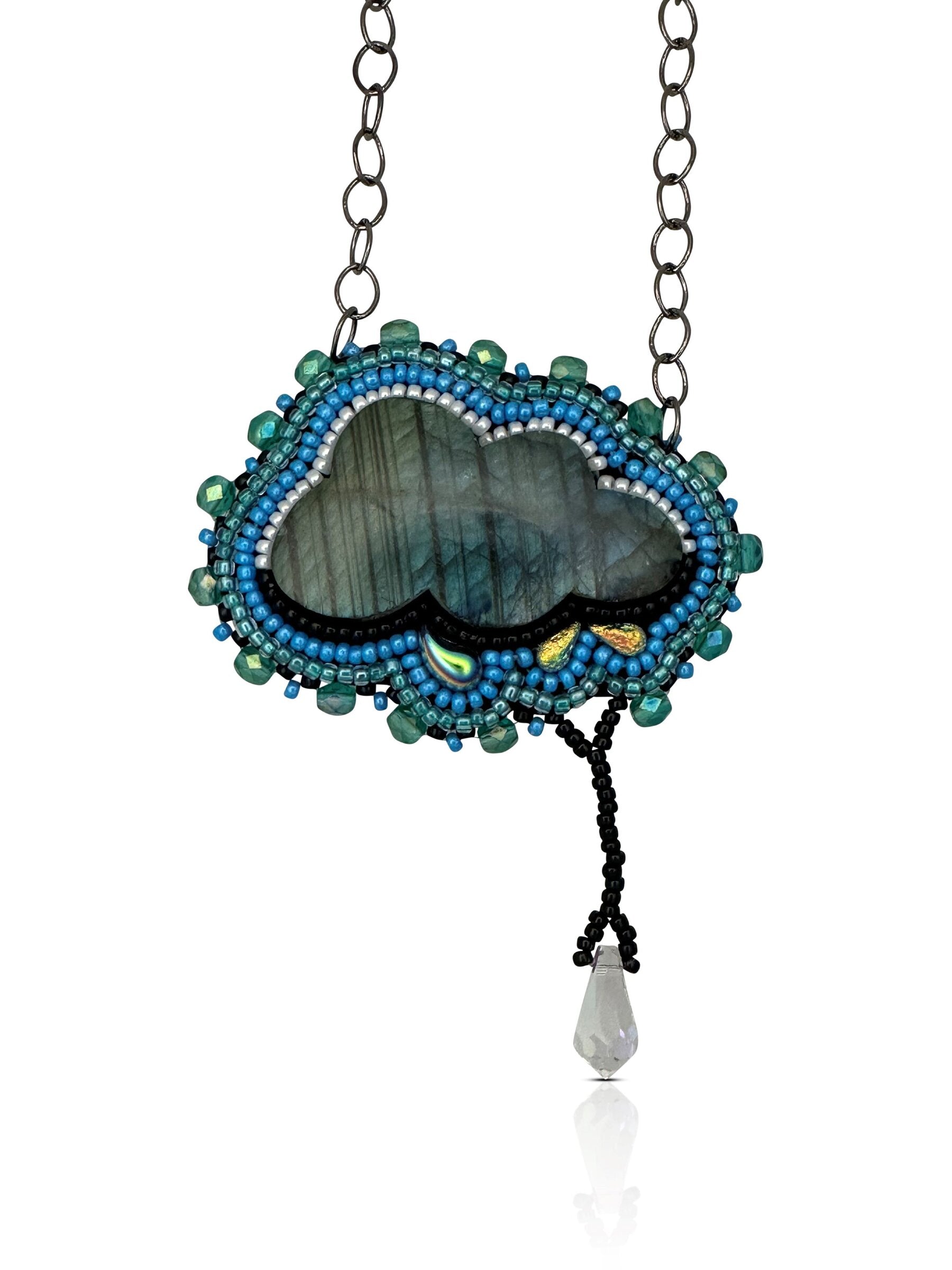 Labradorite Cloud Pendant No. 8