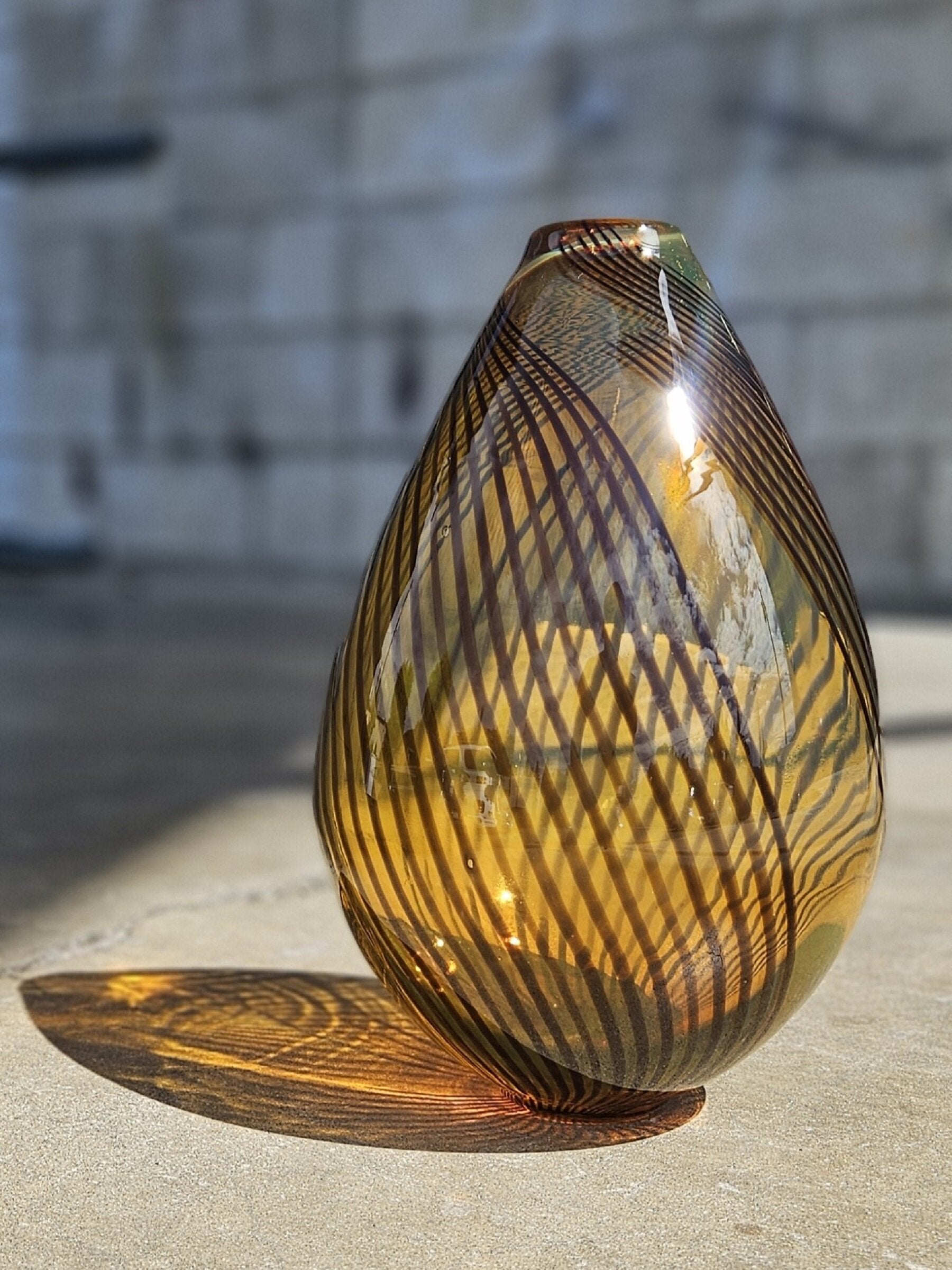 Cane-Worked Amber