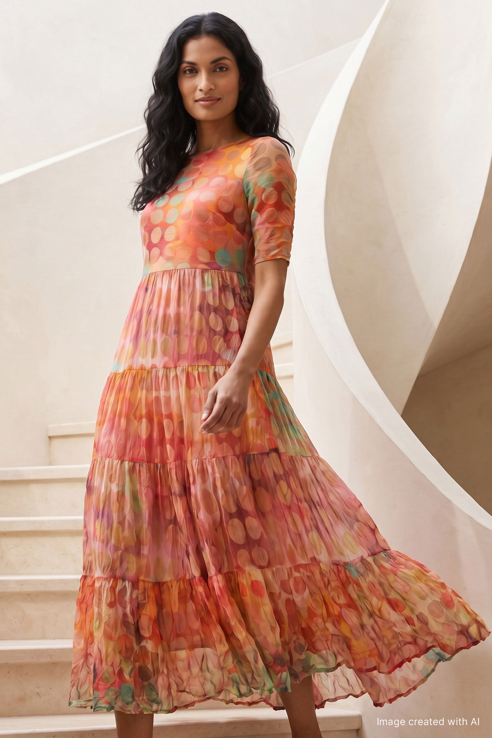 Crushed Mesh Beatrix Dress · Artful Home
