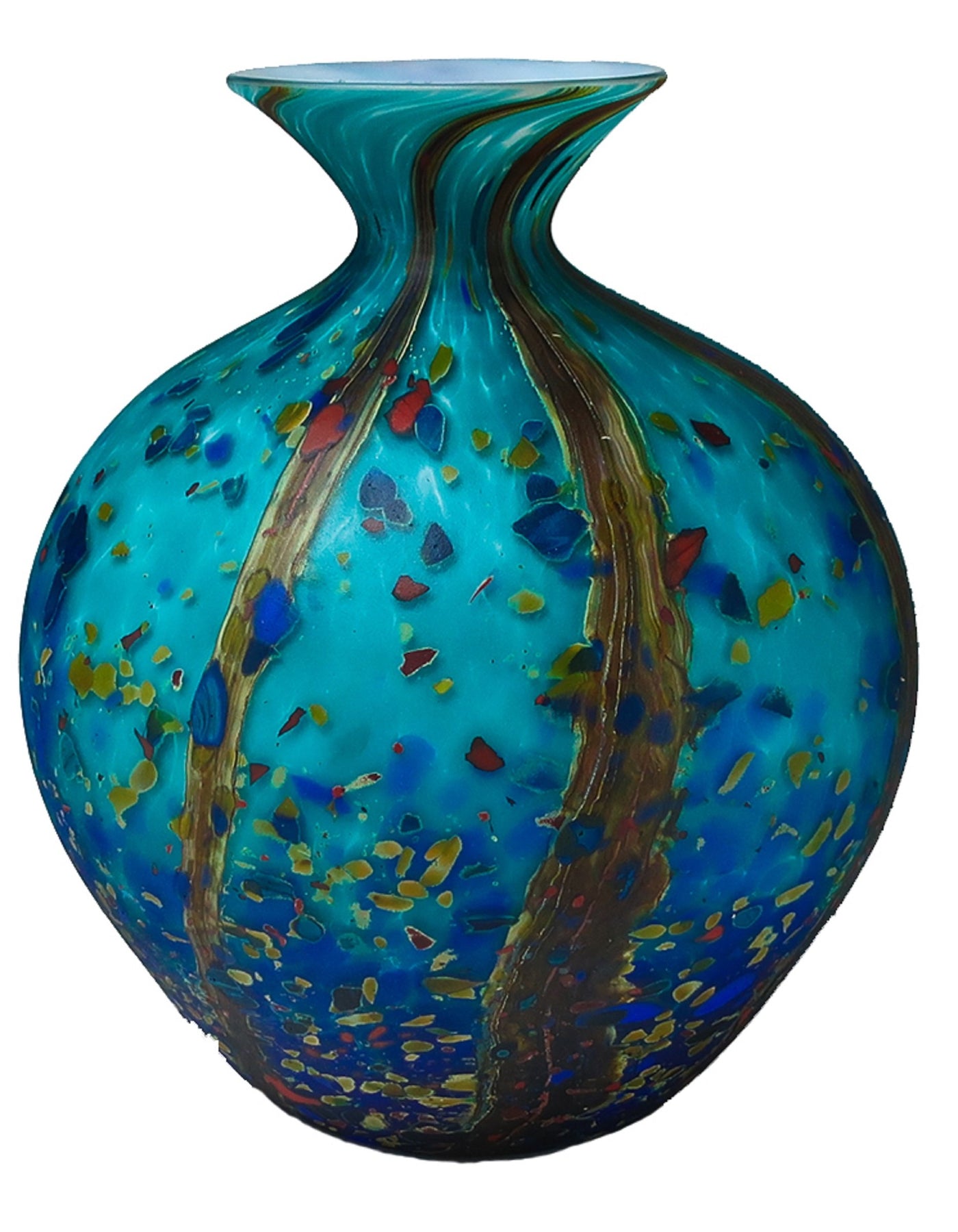 Matte Ocean Forest Jug Vase